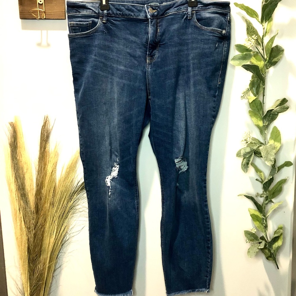 Old Navy Rockstar Super Skinny High Rise Jeggings 22 Tall
